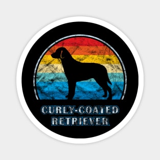 Curly-Coated Retriever Vintage Design Dog Magnet